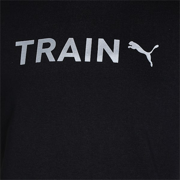 PUMA Graphic Women's Regular Fit Training T-Shirt, PUMA Black, extralarge-IND