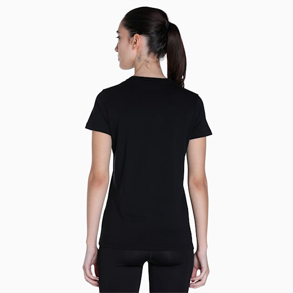 PUMA Graphic Women's Regular Fit Training T-Shirt, PUMA Black, extralarge-IND
