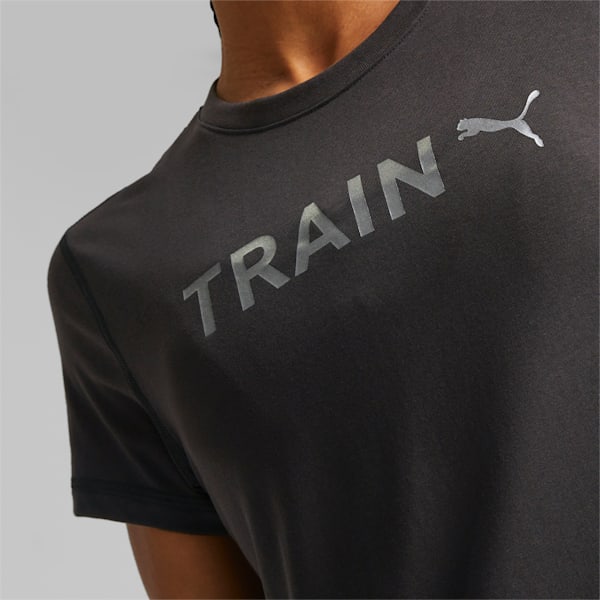 PUMA Graphic Women's Regular Fit Training T-Shirt, PUMA Black, extralarge-IND