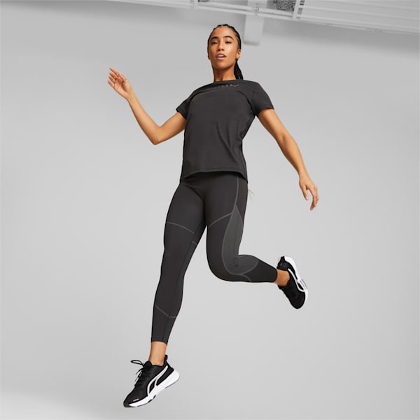 PUMA Graphic Women's Regular Fit Training T-Shirt, PUMA Black, extralarge-IND