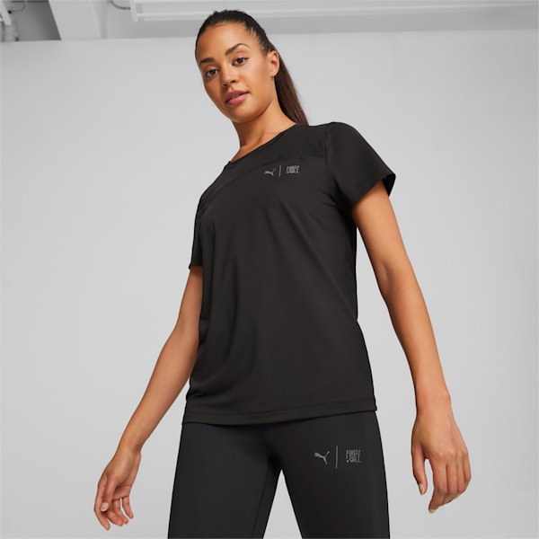 ウィメンズ ランニング FIRST MILE Tシャツ, PUMA Black, extralarge-JPN