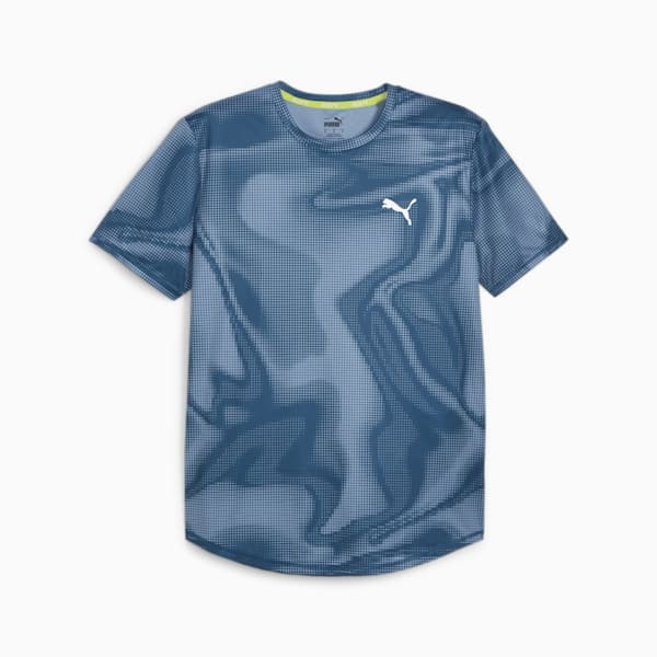 メンズ ランニング ラン フェイバリット AOP 半袖 Tシャツ, Ocean Tropic-print, extralarge-JPN