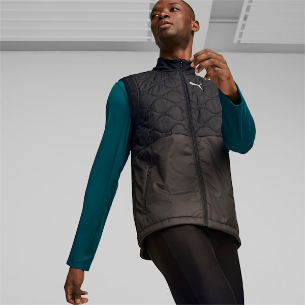 メンズ ランニング RUN CLOUDSPUN 中綿 ベスト, PUMA Black, extralarge-JPN