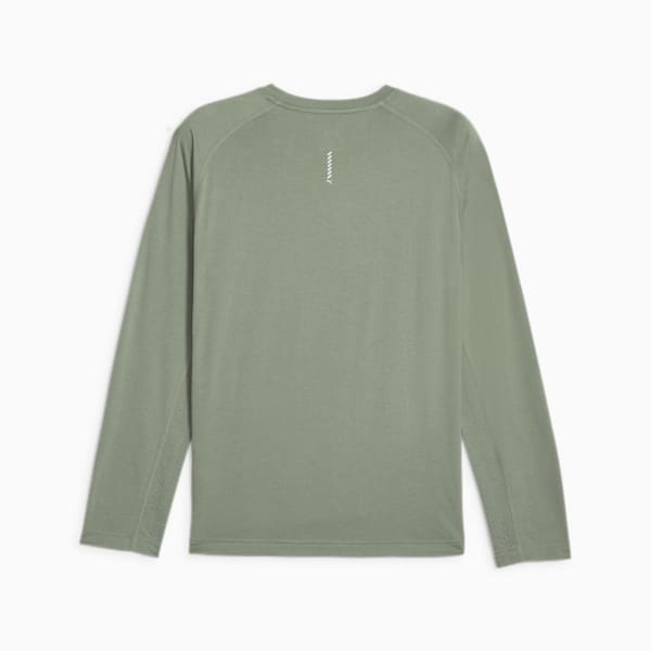 メンズ ランニング RUN グラフィック 長袖 Tシャツ, Eucalyptus, extralarge-JPN