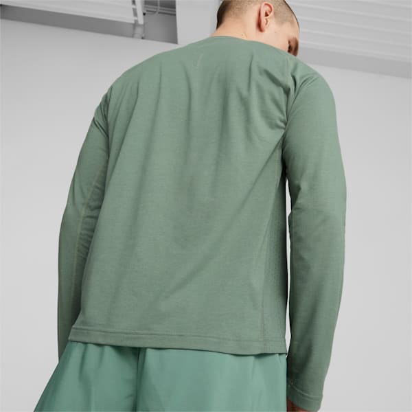 メンズ ランニング RUN グラフィック Tシャツ 長袖, Eucalyptus, extralarge-JPN