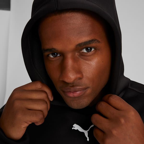 Sudadera con capucha para hombre PUMA Fit, PUMA Black, extralarge