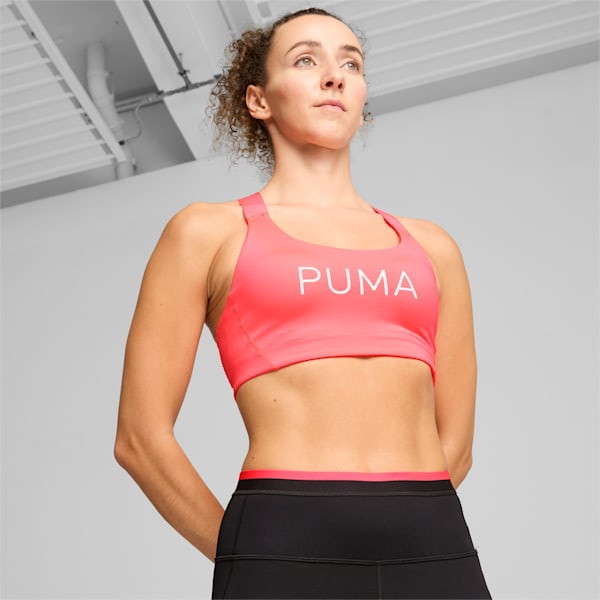 PUMA FIT 4KEEPS EVERSCULPT Medium Impact Bra, Sunset Glow, extralarge