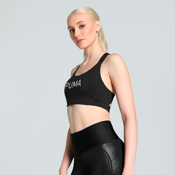 4Keeps Eversculpt Women's Training Bra, PUMA Black-vapor puma, extralarge-IND