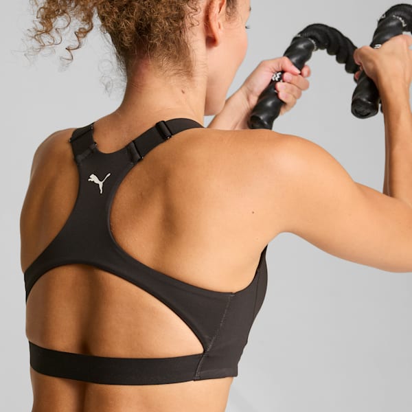 PUMA FIT 4KEEPS EVERSCULPT Medium Impact Bra, PUMA Black-vapor puma, extralarge