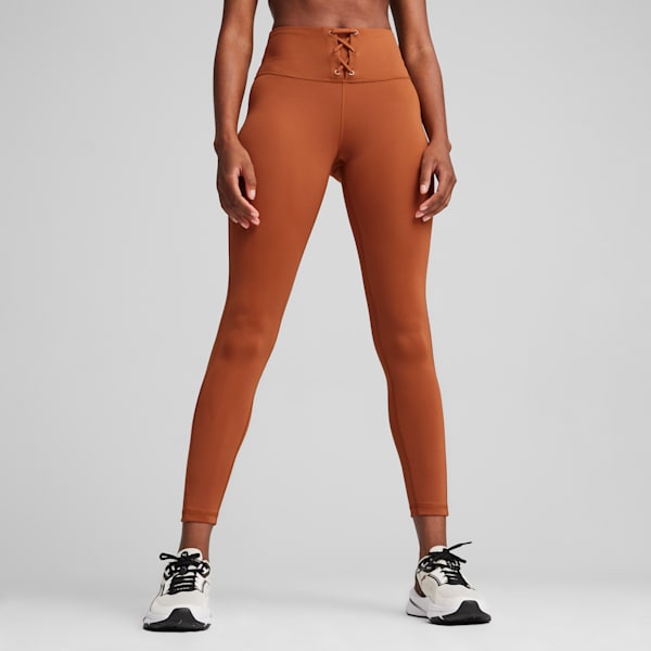 Legging de gym côtelé CLOUDSPUN Femme, Teak, extralarge