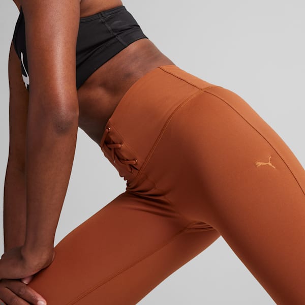 Legging de gym côtelé CLOUDSPUN Femme, Teak, extralarge