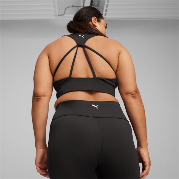 4KEEPS EVOLVE Women's Longline Training Bra, PUMA Black, extralarge-IND