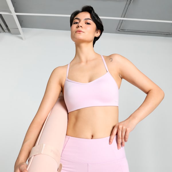 MOVE CLOUDSPUN Women's Training Bra, Grape Mist, extralarge-IND