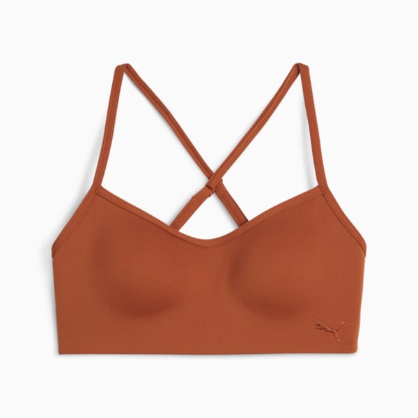 Brassière de yoga Move CLOUDSPUN Femme, Teak, extralarge