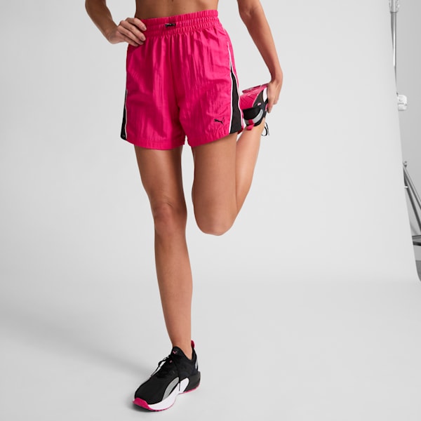 Shorts para mujer PUMA FIT, Garnet Rose, extralarge