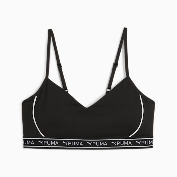 Puma Women's 4Keeps Bra M Underwear Top, Black (Black/White