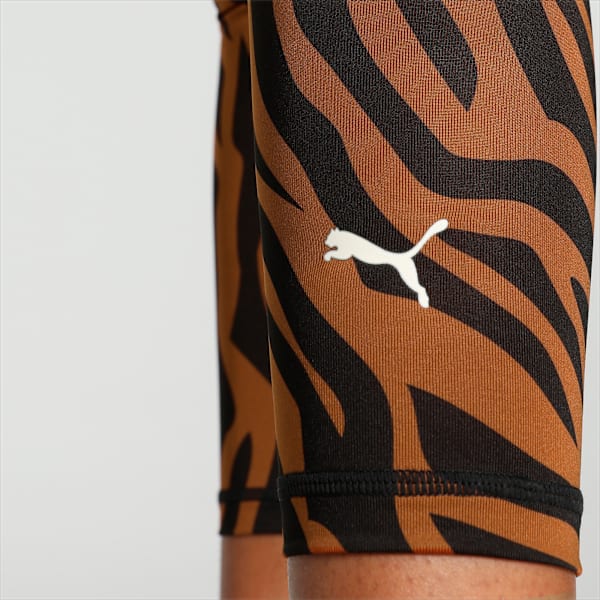 Animal Remix Women's High-Waisted 7/8 Training Tights, Teak, extralarge-IND