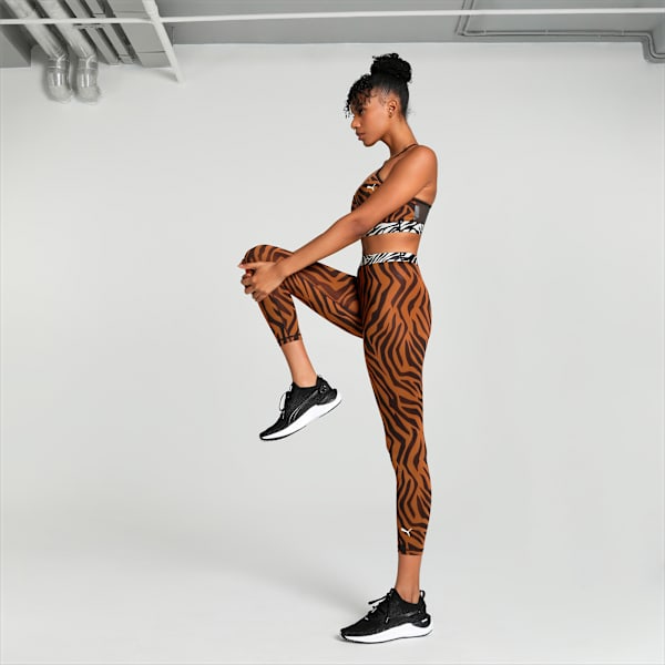 Animal Remix Women's High-Waisted 7/8 Training Tights, Teak, extralarge-IND
