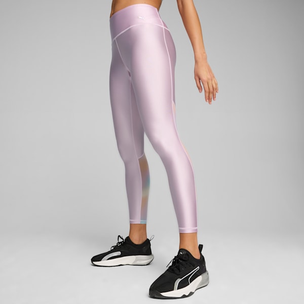 Summer Daze Women's 7/8 High-Waisted Training Tights, Grape Mist, extralarge