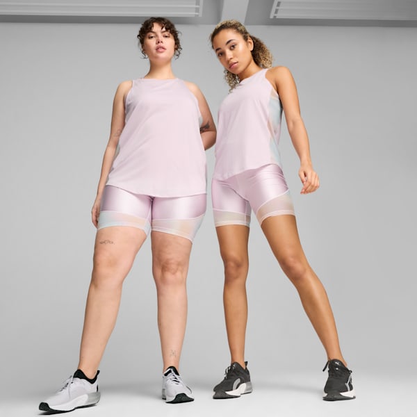 Shorts ciclista SUMMER DAZE 17cm para mujer, Grape Mist, extralarge