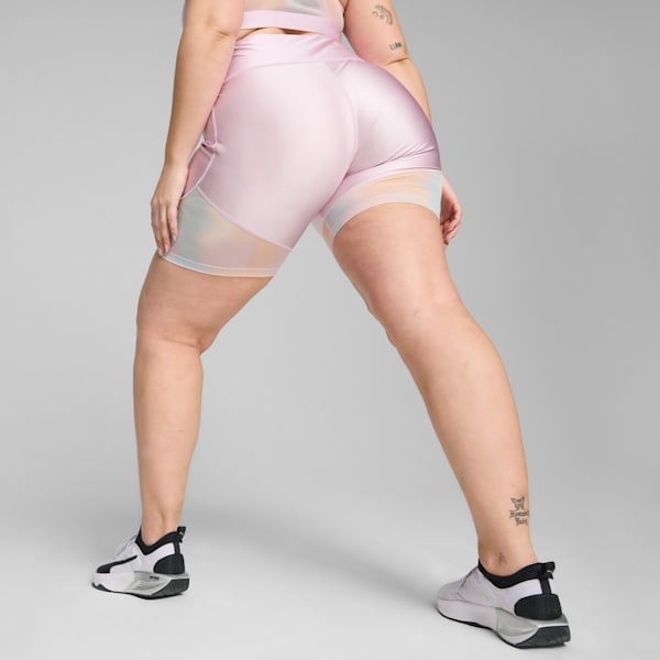 Shorts ciclista SUMMER DAZE 17cm para mujer, Grape Mist, extralarge