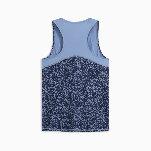 Train Favorite AOP Women's Training Tank, Zen Blue-Club Navy-AOP, extralarge