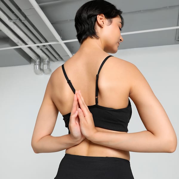 MOVE YOGINI STUDIO Women's Training Bra, PUMA Black, extralarge-IND