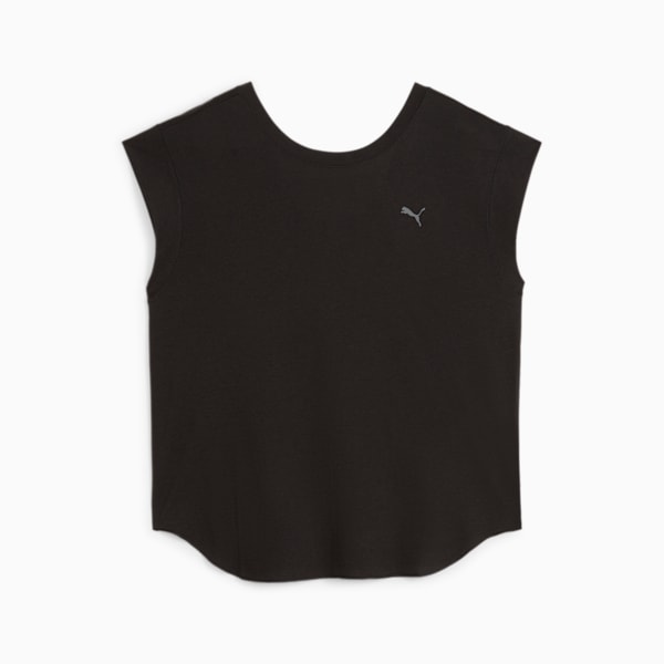 STUDIO FOUNDATIONS Women's Training T-shirt, PUMA Black, extralarge-IND
