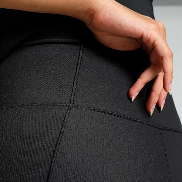 STUDIO FOUNDATIONS Women's Training Biker Shorts, PUMA Black, extralarge-IND
