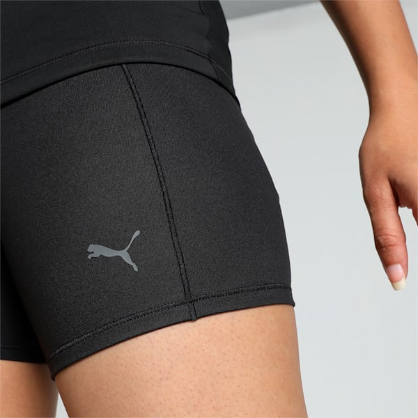 STUDIO FOUNDATIONS Women's Training Biker Shorts, PUMA Black, extralarge-IND