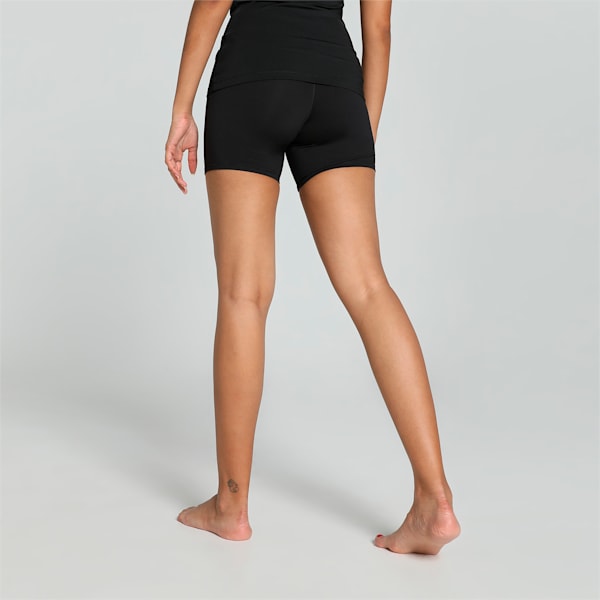 STUDIO FOUNDATIONS Women's Training Biker Shorts, PUMA Black, extralarge-IND