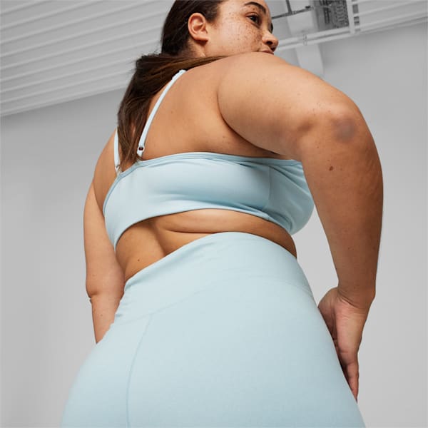 STUDIO FOUNDATIONS Women's Training Biker Shorts, Turquoise Surf Heather, extralarge-IND