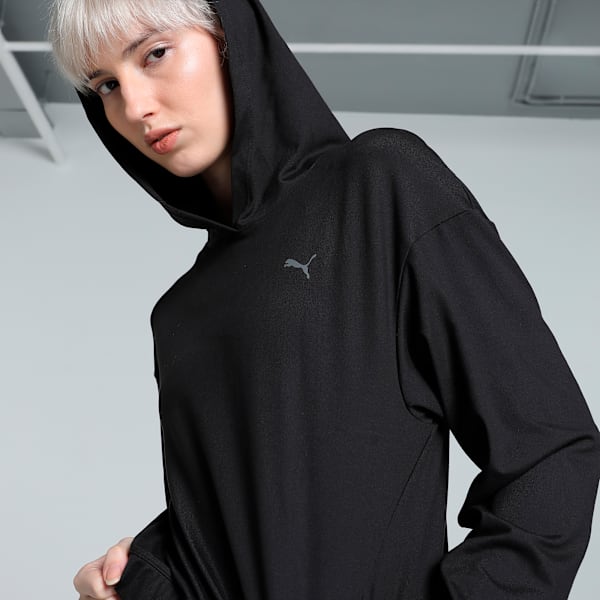 Studio Foundations Women's Relaxed Fit Training Hoodie, PUMA Black, extralarge-IND