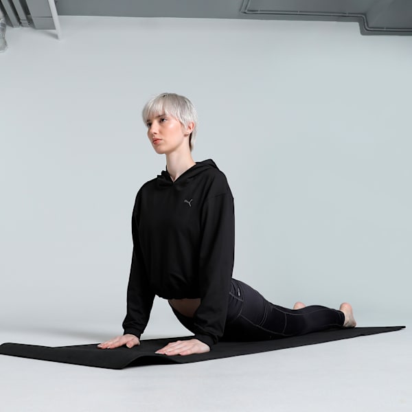 Studio Foundations Women's Relaxed Fit Training Hoodie, PUMA Black, extralarge-IND