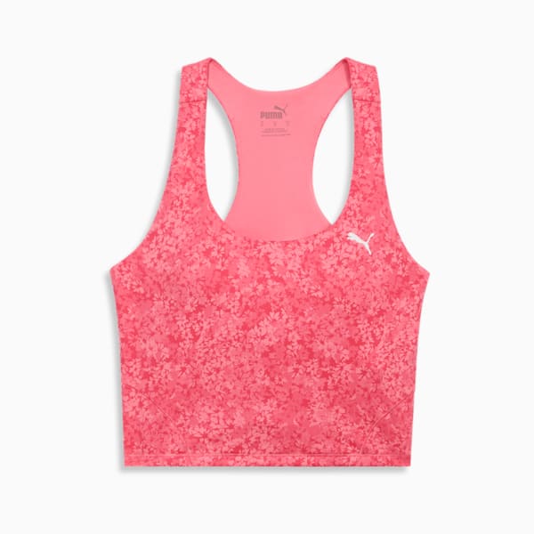 Studio 2-In-1 Women's Training Crop Tank, Passionfruit, extralarge