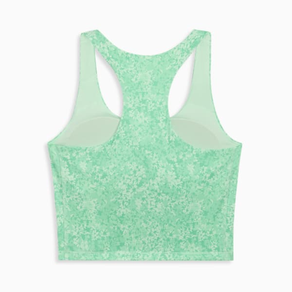 Studio 2-In-1 Women's Training Crop Tank, Fresh Mint, extralarge