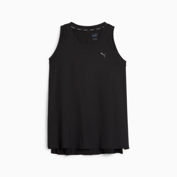 ウィメンズ ヨガ スタジオ マタニティ スタジオ TREND リラックス タンクトップ, PUMA Black, extralarge-JPN