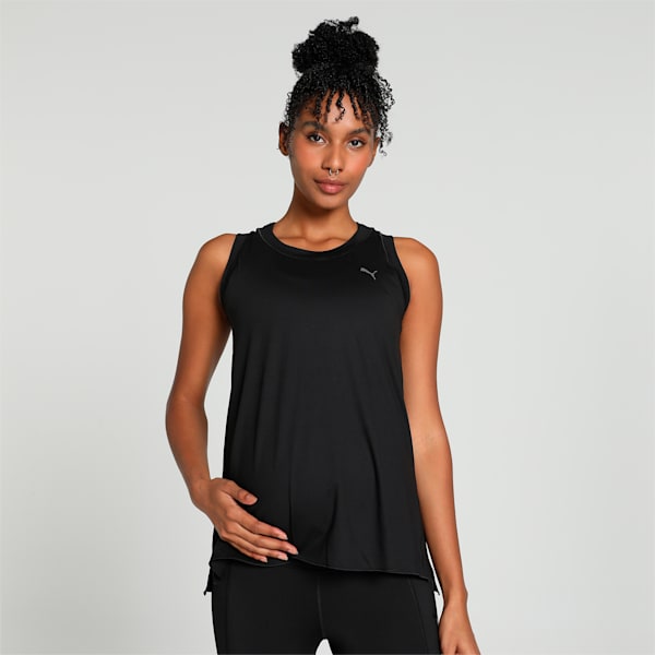 Maternity STUDIO Trend Women's Training Tank Top, PUMA Black, extralarge-IND