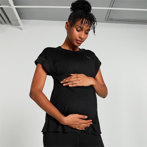 Maternity STUDIO Women's Training T-shirt, PUMA Black, extralarge-IND