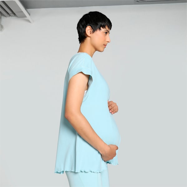 Maternity STUDIO Women's Training T-shirt, Turquoise Surf, extralarge-IND