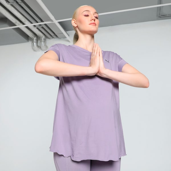 Maternity STUDIO Women's Training T-shirt, Pale Plum, extralarge-IND