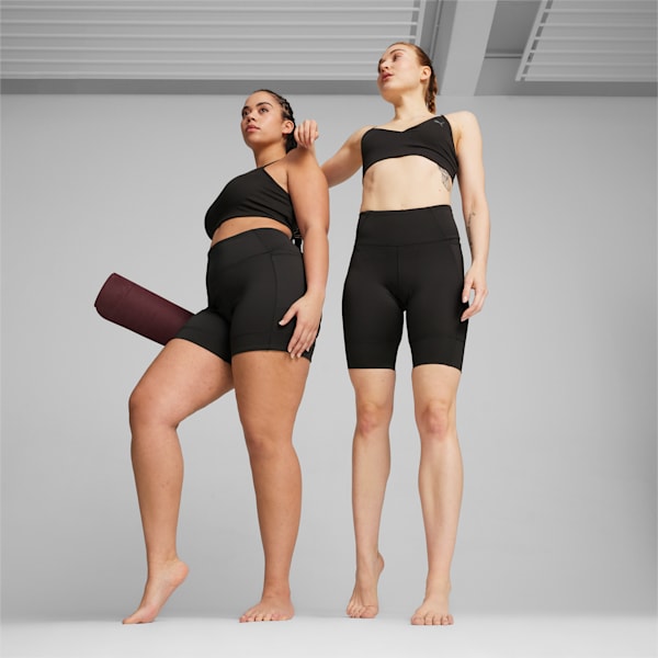 STUDIO ULTRABARE Women's Tight Training Shorts, PUMA Black, extralarge-AUS