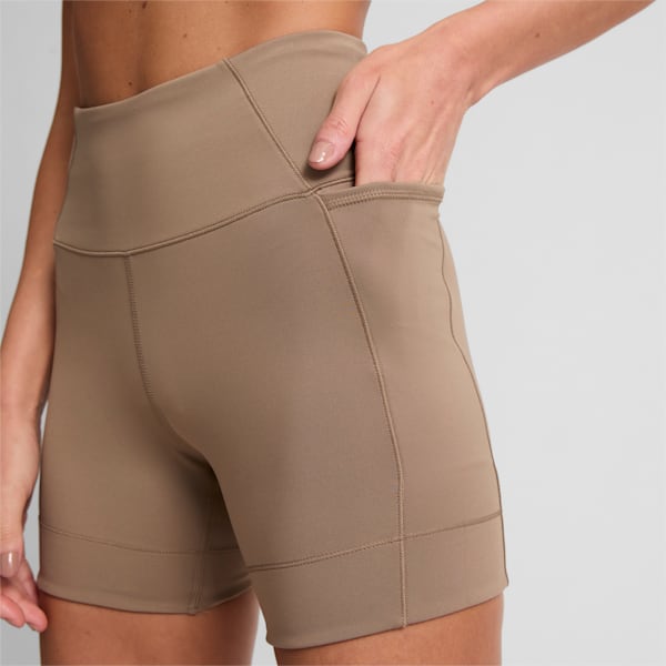 STUDIO ULTRABARE Women's Tight Training Shorts, Totally Taupe, extralarge