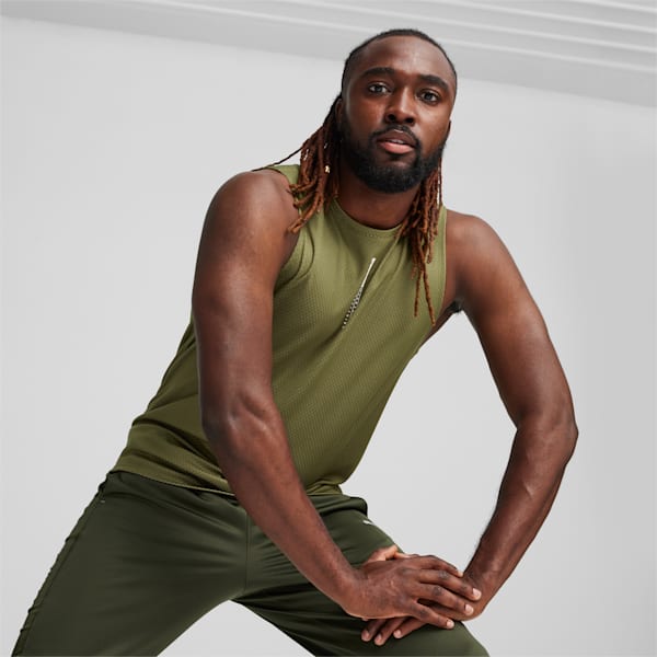 DriRelease Mesh Men's Training Tank, Olive Green, extralarge-IND