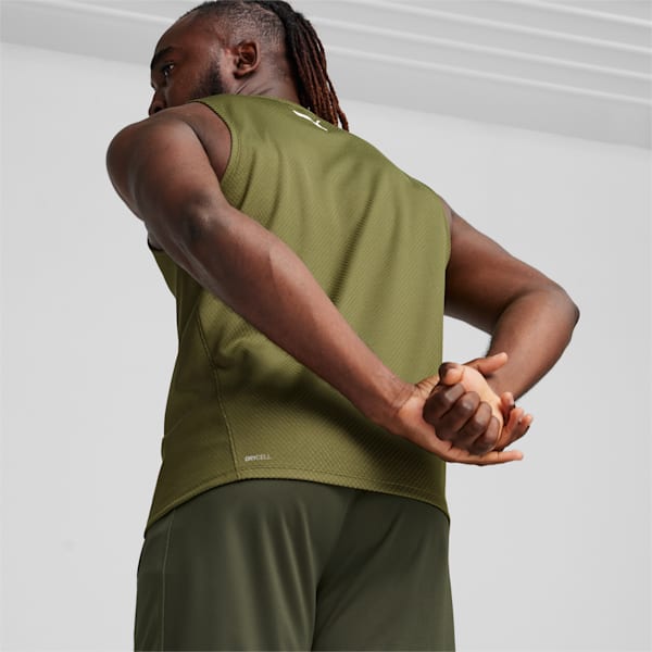 DriRelease Mesh Men's Training Tank, Olive Green, extralarge-IND