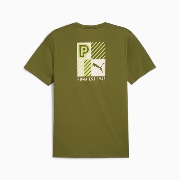 M Concept Men's Training Tee, Olive Green, extralarge