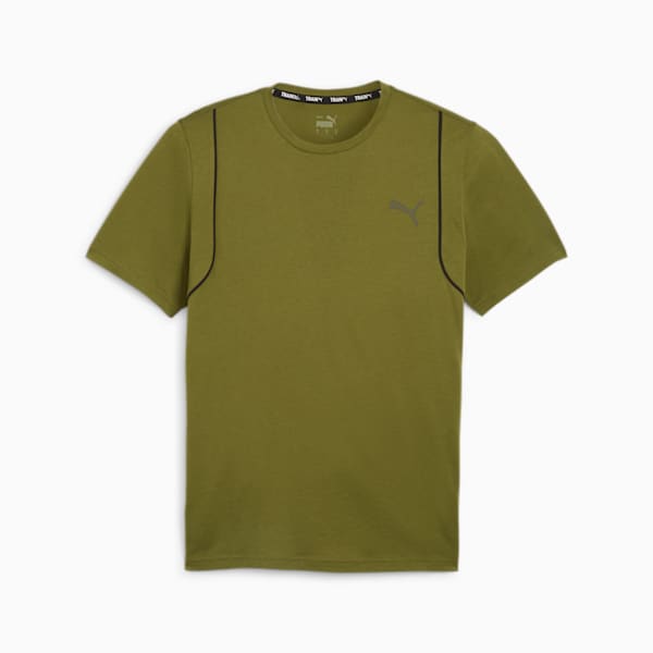 M Concept Men's Training Tee, Olive Green, extralarge
