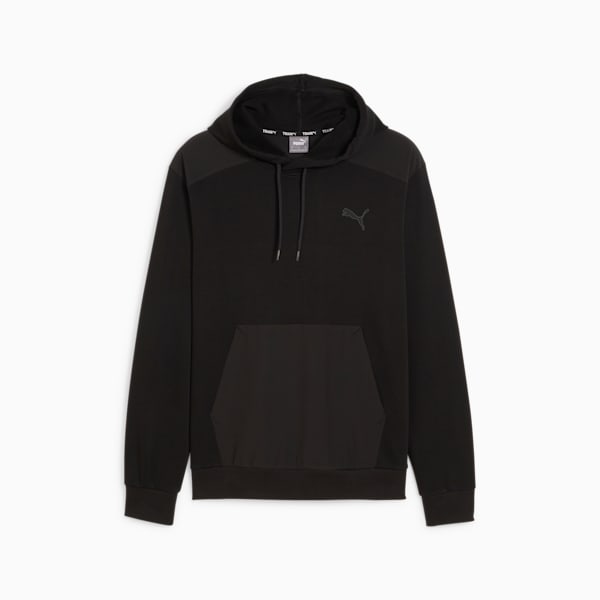 Sudadera de entrenamiento con capucha para hombre M Concept, PUMA Black, extralarge