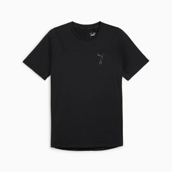 Puma black and white t shirt sales