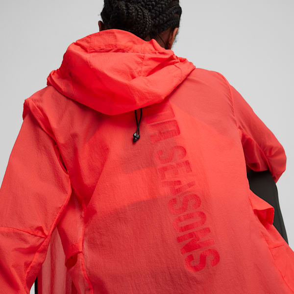 Puma windbreaker top orange camo